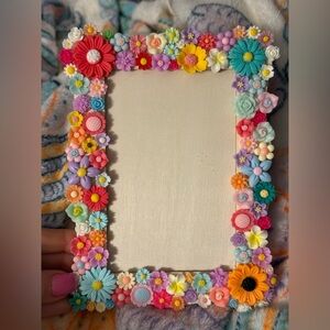 Colorful Floral Picture Frame